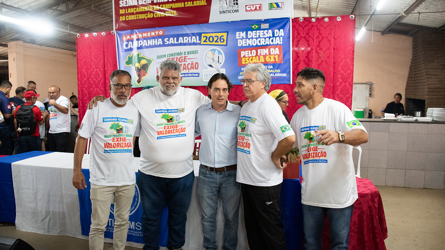 SINTRICOM PARTICIPA DO LANÇAMENTO DA CAMPANHA SALARIAL 2026 DA CONSTRUÇÃO CIVIL